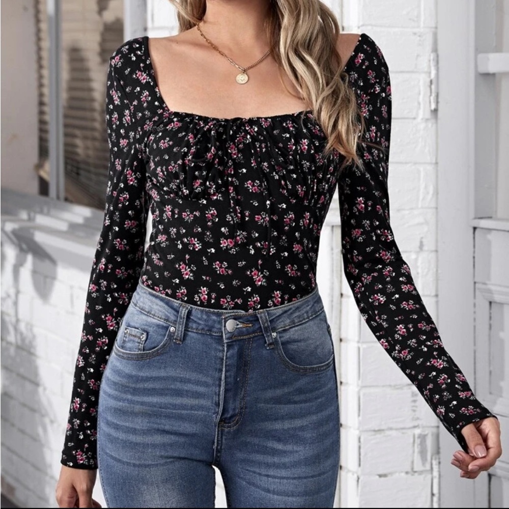 ditsy floral long sleeve